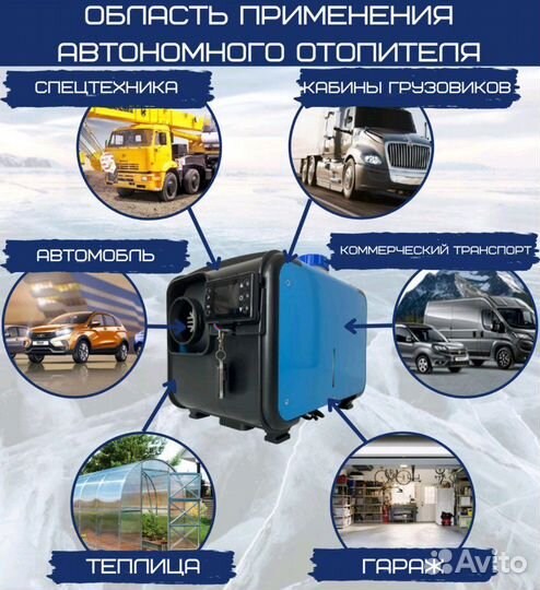 Дизельный отопитель 3в1 12/24/220В опт/розница