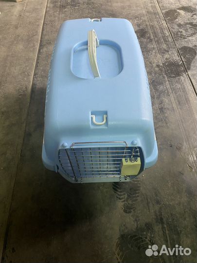 Переноска для кошек пластиковая