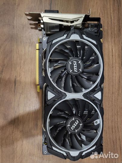 Видеокарта MSI GeForce GTX 1070 Ti Armor 8GB,1683M