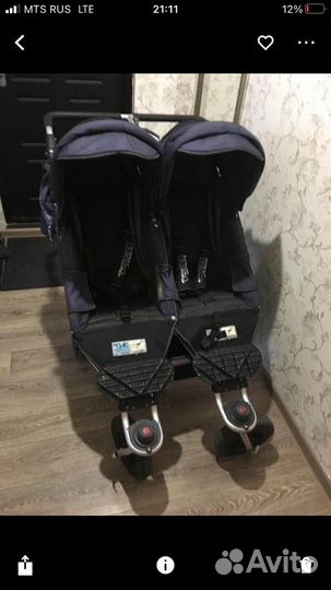 Коляска для двойни tfк Тwinner Тwist Duо