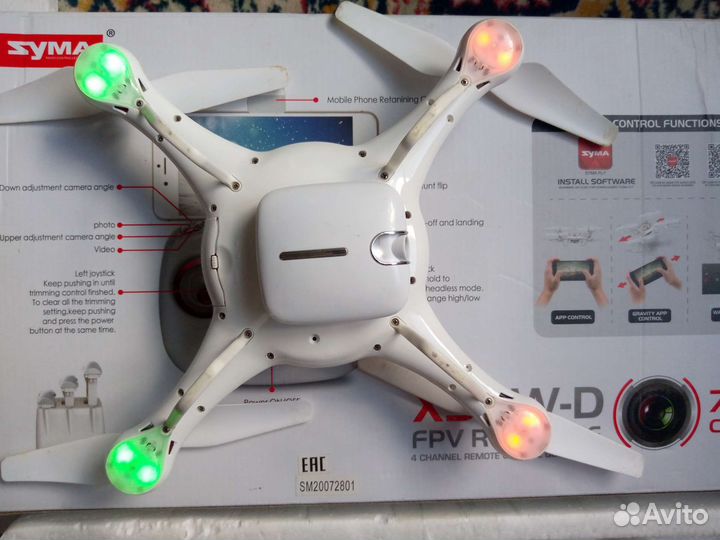 Квадрокоптер Syma X5UW и Mоbikaro