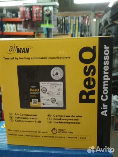 Компрессор AirMan Res Q Tire Infiator (Hawk) 12B