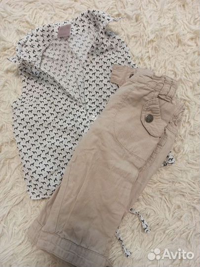 Рубашка и брюки Sela летний комплект