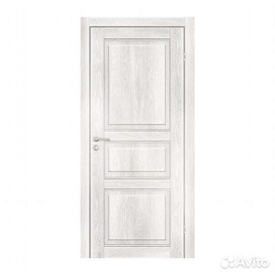 Полотно дверное Olovi Вермонт, Дуб снежный