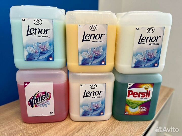 Бытовая химия Ариэль персил фери Ленор 5 литров