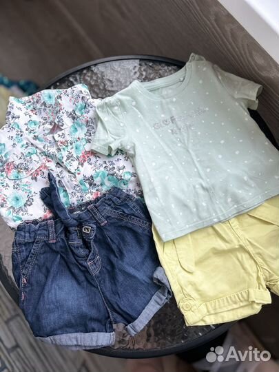 Вещи пакетом на девочку 80-86