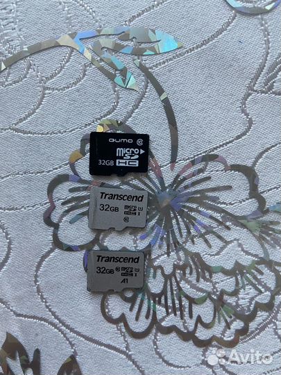 Transcend and qumo microsdhc 32Gb (карт памяти)