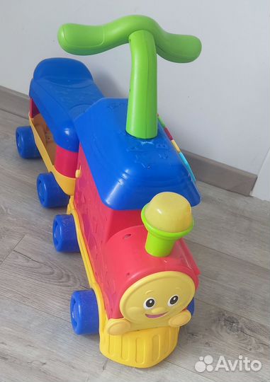 Музыкальный поезд каталка Baby go
