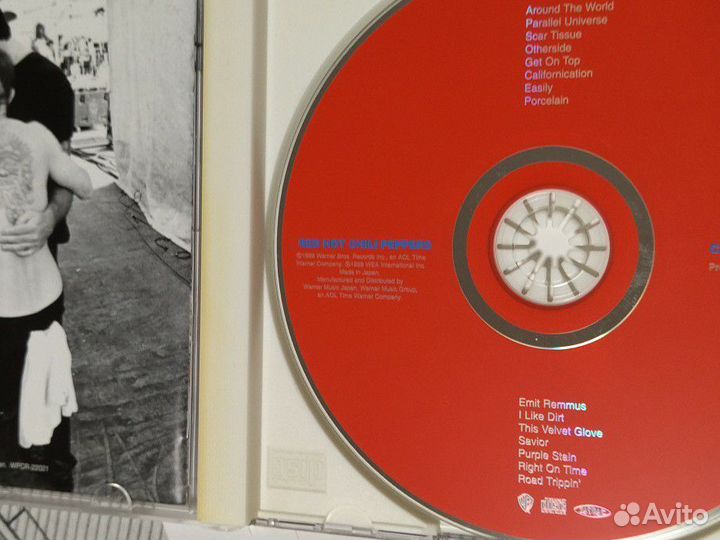 Cd диск. RED HOT chili peppers. Япония