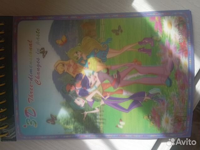 Альбом 3Д наклеек винкс купить в Москве | Хобби и отдых | Авито