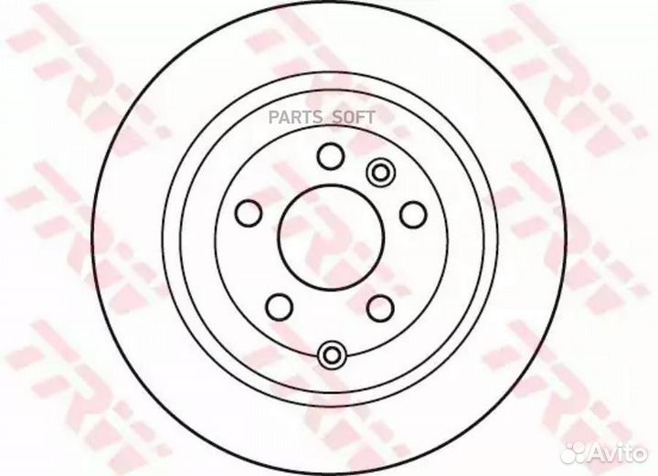 Диск торм DF6129