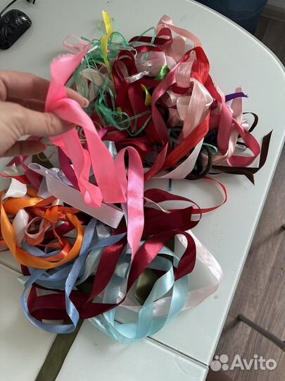 Ленты атласные от цветов