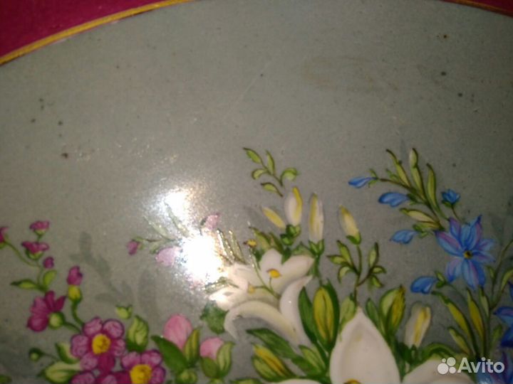 Редкая тарелка Вербилки. Авторская роспись