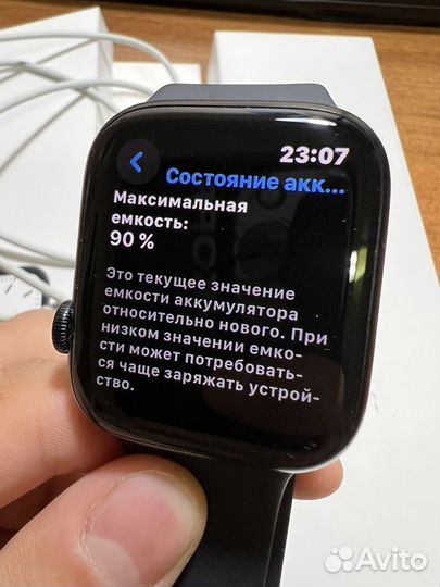 Apple watch 7 45 mm 90% АКБ