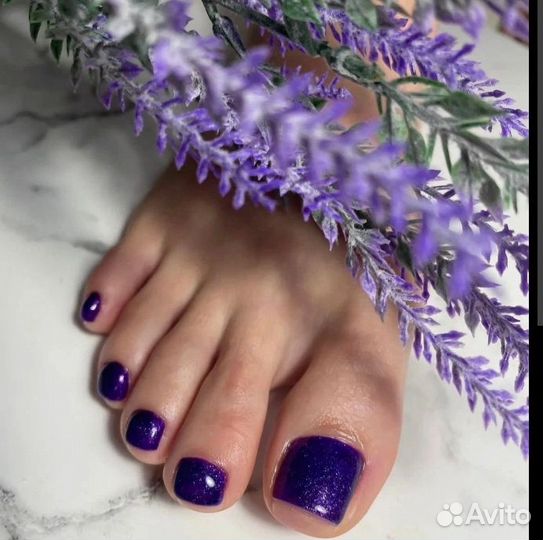 Педикюр+гель-лак+обработка стопы