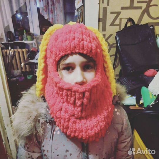 Балаклава вязаная