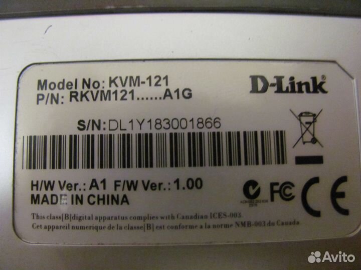 KVM-121переключатель D-Link KVM-121