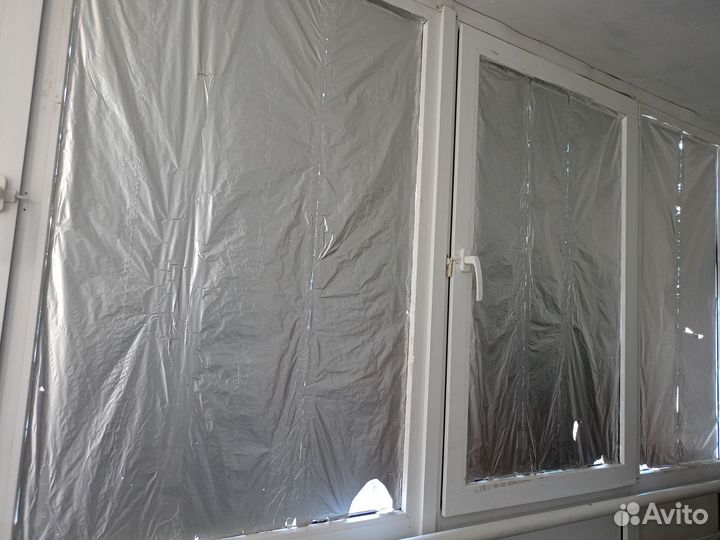 Стеклопакеты двухкамерные, балконая рама