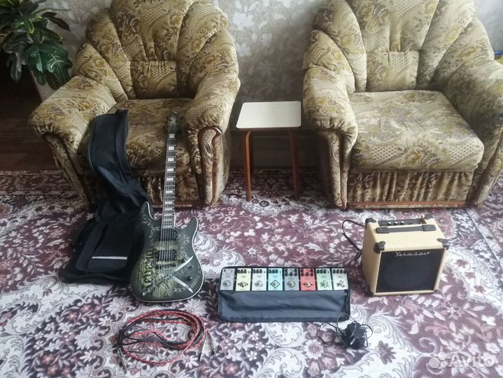 Эл. гитара Cort KX5-CQ со всеми приблудами