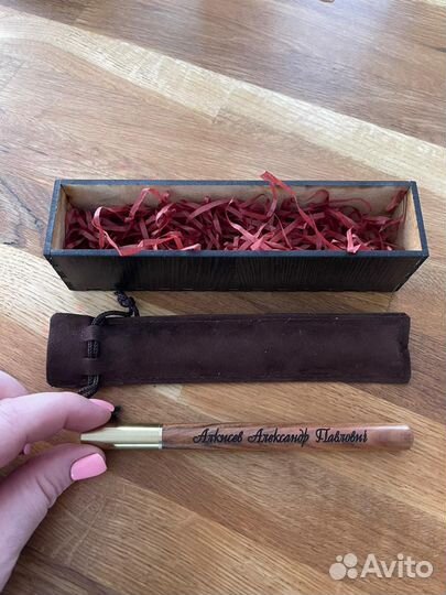 Ручка деревянная в футляре