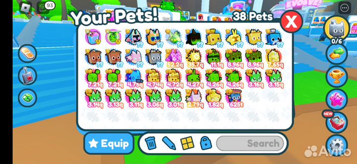 Петы в pet simulator