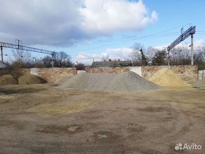 Песок гравий щебень керамзит доставка