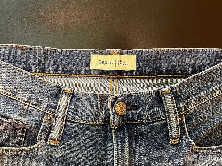 Мужские джинсы gap skinny 31/30