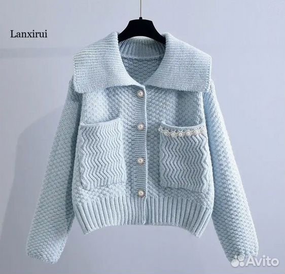 Свитер короткий