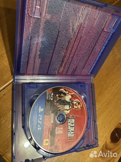 Red dead redemption 2 PS4 диск