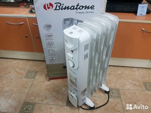 Масляный обогреватель радиатор Binatone OR-070