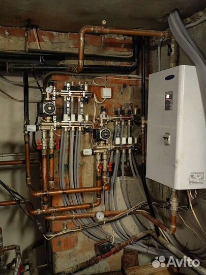 Услуги сантехника. Отопление. Тёплые полы