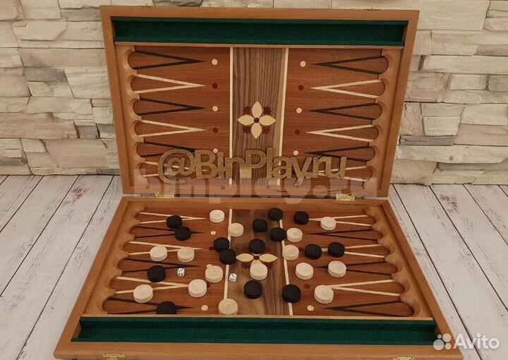 Нарды Классика охота чёрные дерево