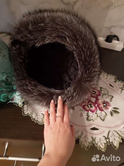 Шапка песец