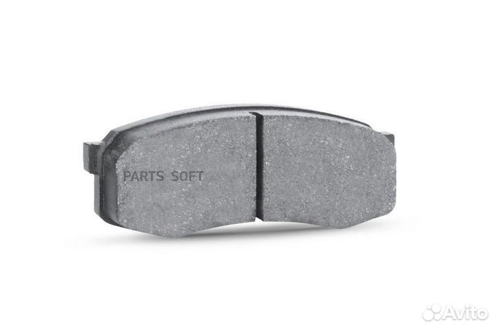 Metaco 3010-334 Колодки тормозные задние дисковые