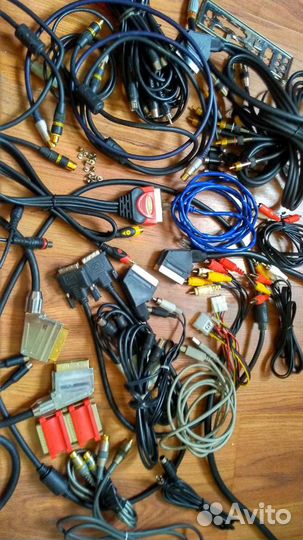 Разные переходники на пк, видео/аудио технику