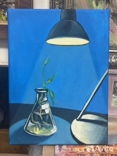 Картина акрилом на холсте