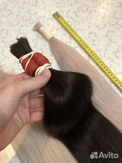 Волосы для наращивания 70 см славянка