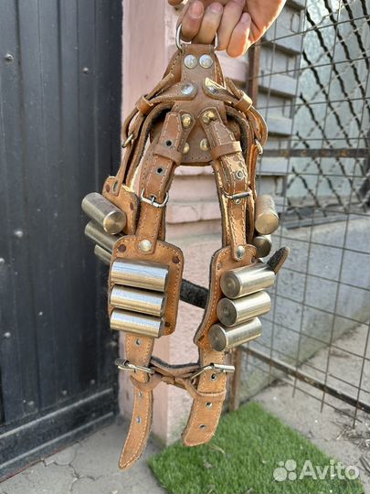 Шлейка для крупных собак с утяжелителями