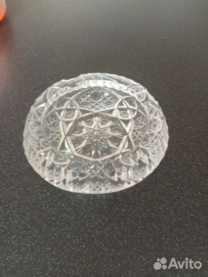 Хрустальная пепельница