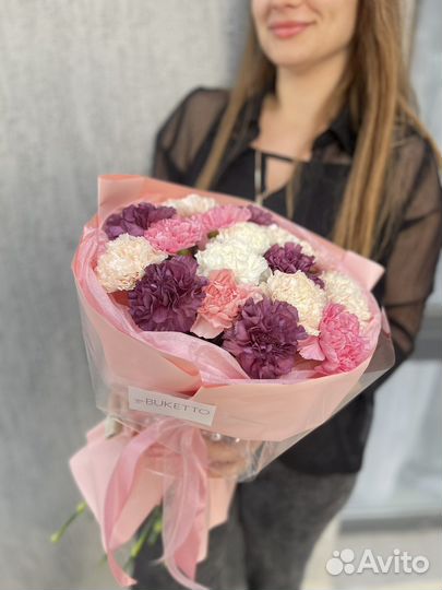 Букет из гвоздик