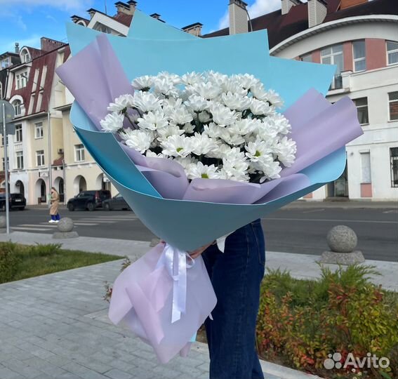 Букеты-Гиганты Хризантем. XXL-Букеты