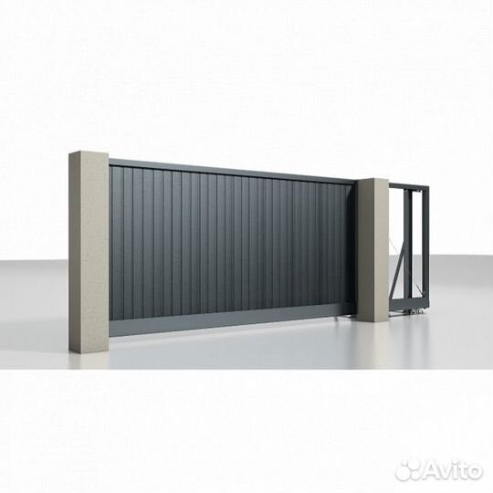 Откатные ворота под ключ