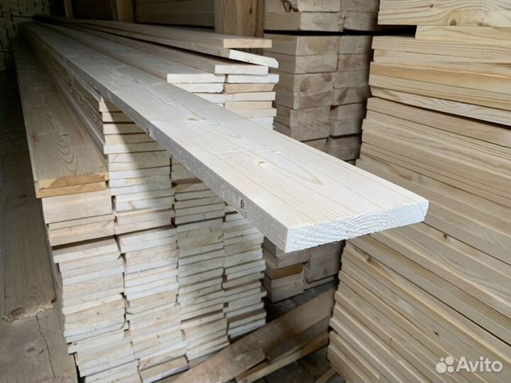 Доска сухая строганная лиственница