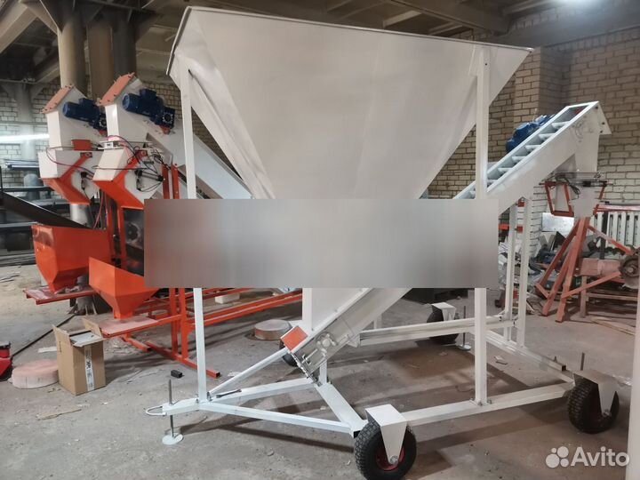 Фасовочный аппарат для торфа, грунта, перегноя