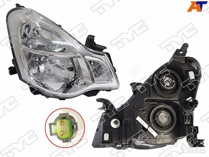 Фара nissan almera RUS 12- RH под электрокорректор