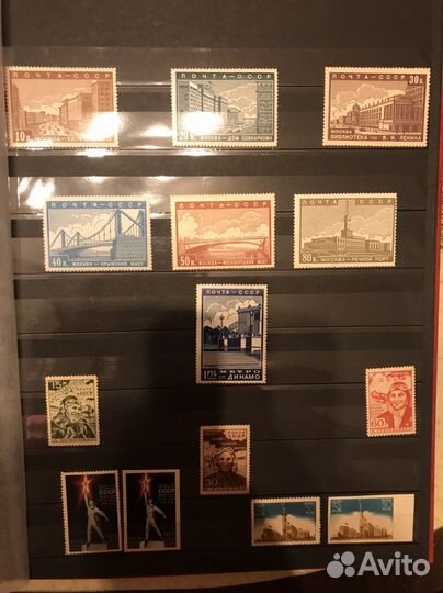 Почтовые марки 1938-1939 г.г