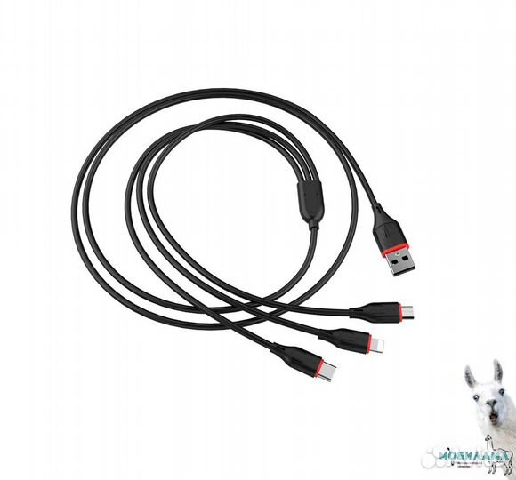 Универсальный кабель: micro-usb, lightning, type С