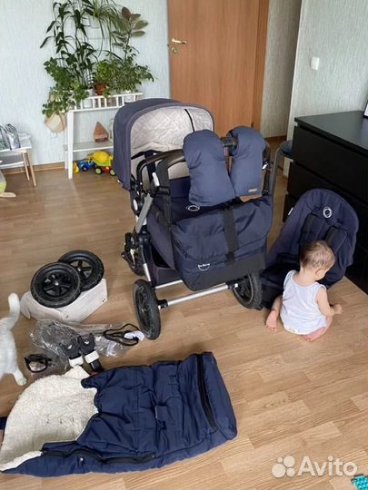 Коляска bugaboo cameleon 3, 2в1, + зимние колеса
