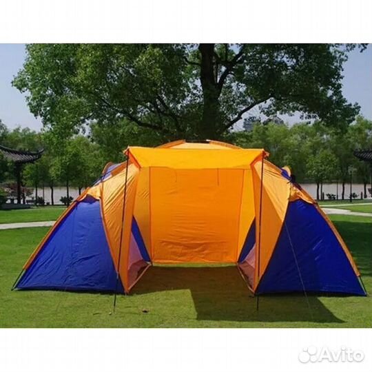 Палатка (150+150+150)*220см 4-х мест XR-1805 /1455