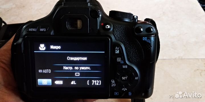 Зеркальный фотоаппарат Canon EOS 600D 18-55mm